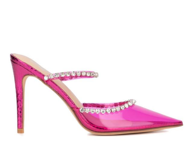 Women's New York and Company Fatima Pumps in Pink color