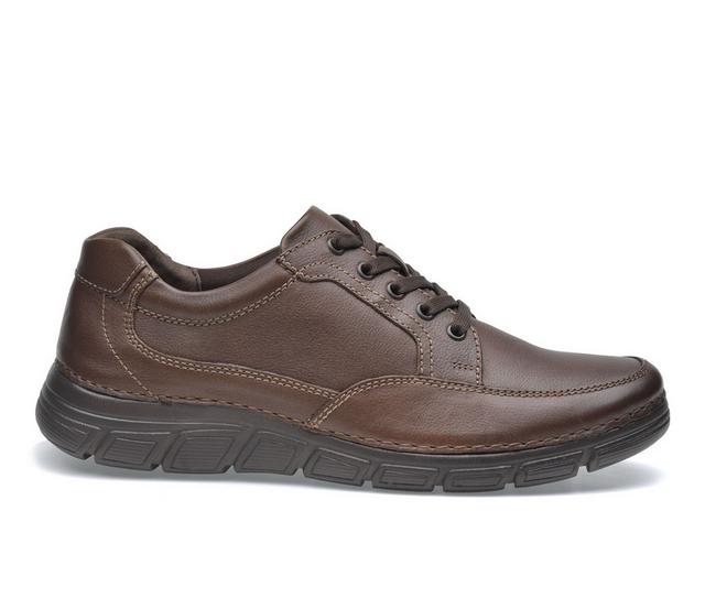 Men's Pazstor Rock Full Oxfords in Barista Brown color