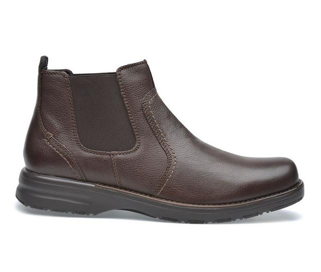 Men's Pazstor Ismael Chelsea Dress Boots in Brown color