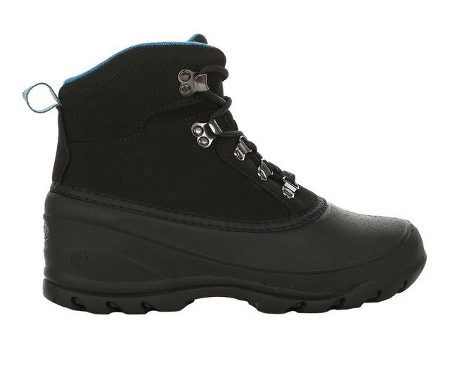 Women's Northside Womens Glacier Peak Waterproof Winter Boots in Black/Teal color