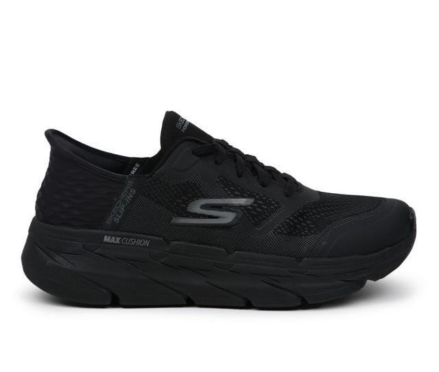 Men's Skechers Men's Skechers 220313 Max Cushion Slip-Ins Running Shoes in Black color