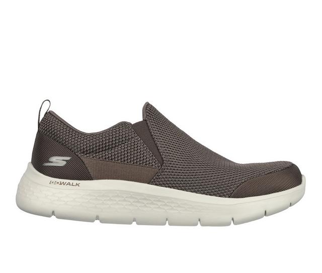 Men's Skechers Go Go Walk Flex in Khaki color