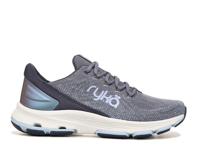 Women's Ryka Devotion X Walking Shoes in Folk Blue color