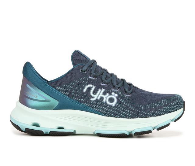 Women's Ryka Devotion X Walking Shoes in Abyss blue color