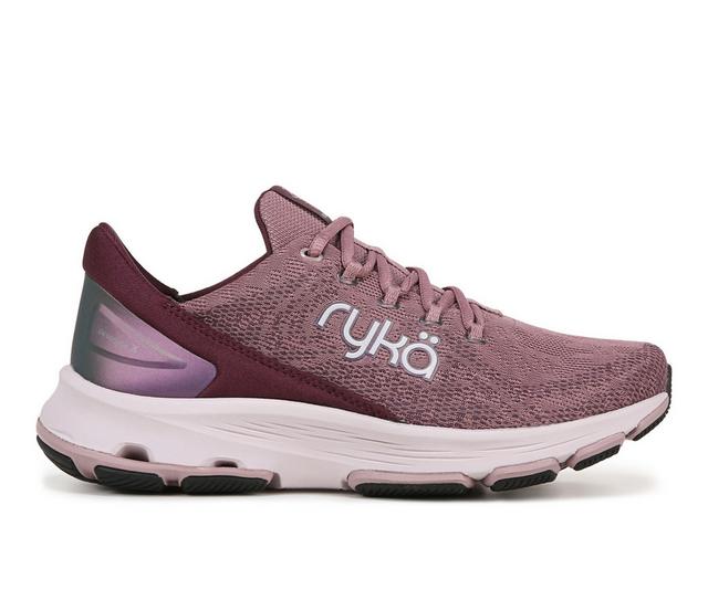 Women's Ryka Devotion X Walking Shoes in Wistful Purple color