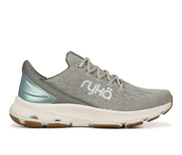 Women's Ryka Devotion X Walking Shoes in Abbey Green color