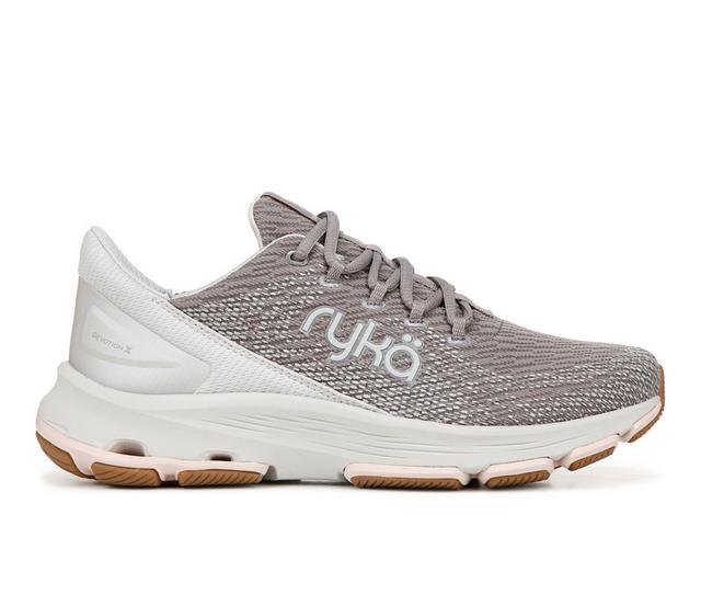 Women's Ryka Devotion X Walking Shoes in Sky Grey color