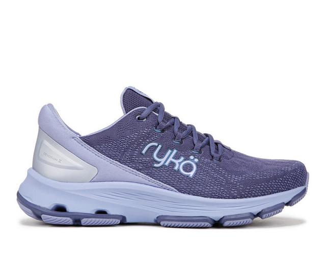 Women's Ryka Devotion X Walking Shoes in Dusk Blue color