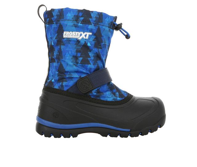 Kids' Northside Little Kid & Big Kid Frosty XT Waterproof Winter Boots in Black/Navy color