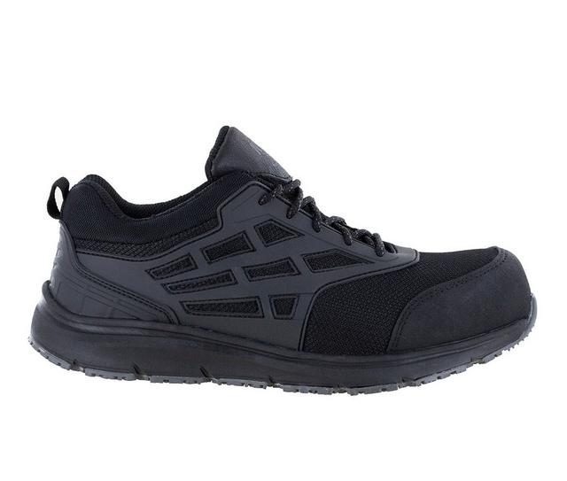 Men's Northside Trenton Nano Toe Slip Resistant Work Shoes in Black color