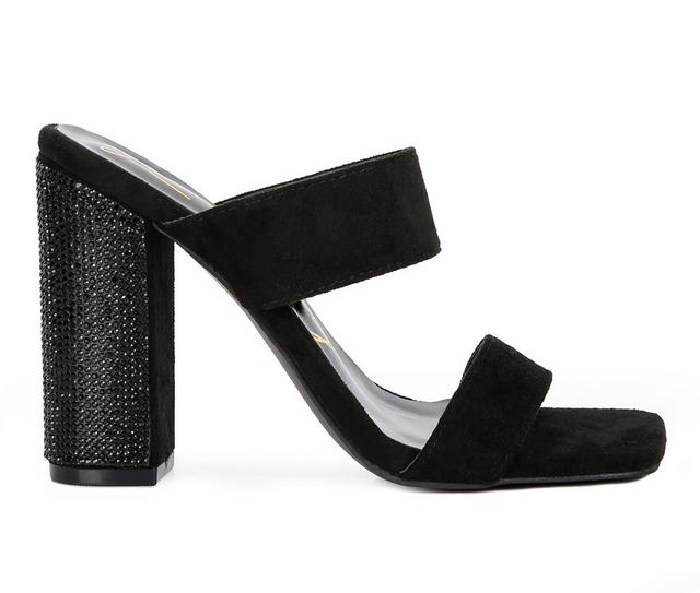 Women's London Rag High Sass Dress Sandals in Black color