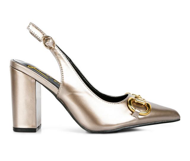 Women's London Rag All Nighter Pumps in Champagne color