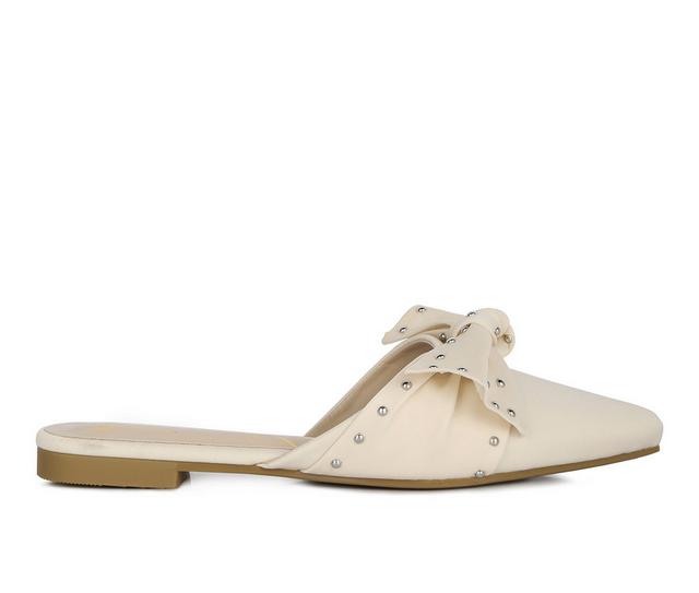 Women's London Rag Makeover Mules in Beige color