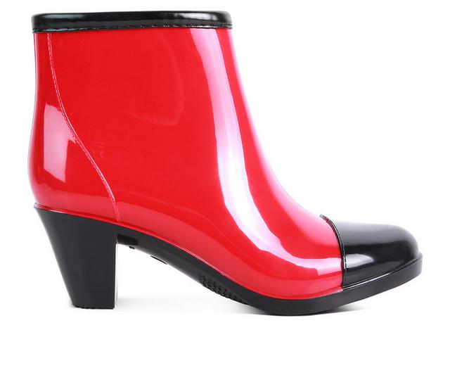 Women's London Rag Mizzle Rain Boots in Red color