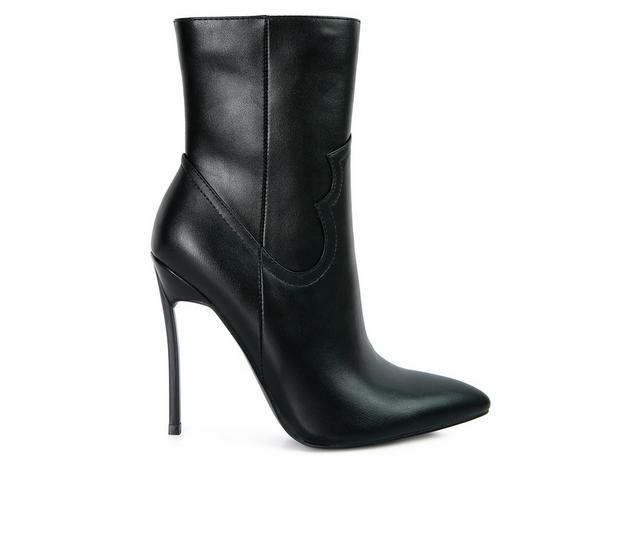 Women's London Rag Jenner Stiletto Booties in Black color