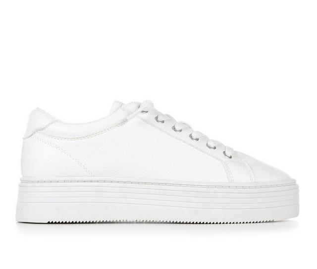 Women's Roxy Sheilahh 2.0 Platform Sneakers in White color