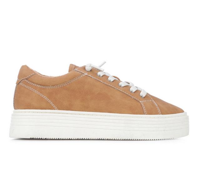 Women's Roxy Sheilahh 2.0 Platform Sneakers in Tan color