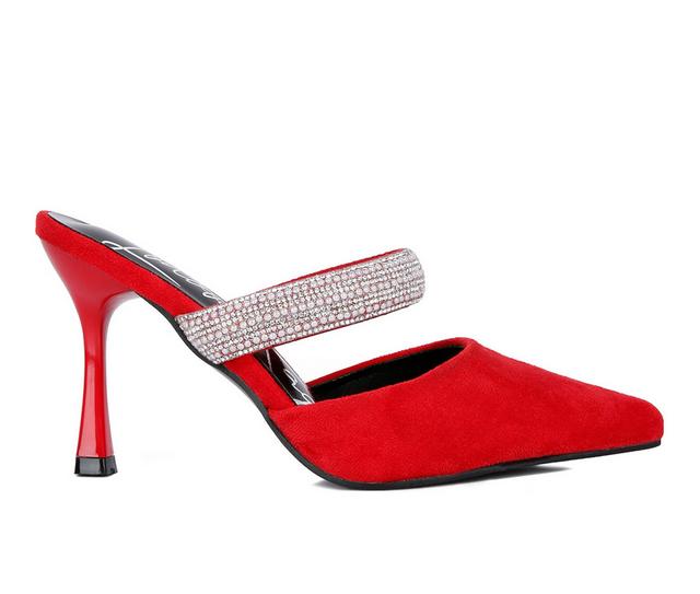 Women's London Rag Fauci Special Occasion Shoes in Red color
