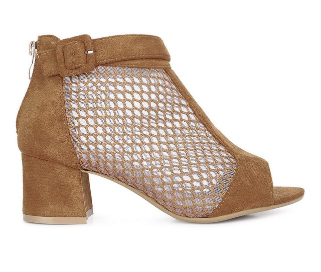 Women's London Rag Pine Barrens Sandal Booties in Tan color