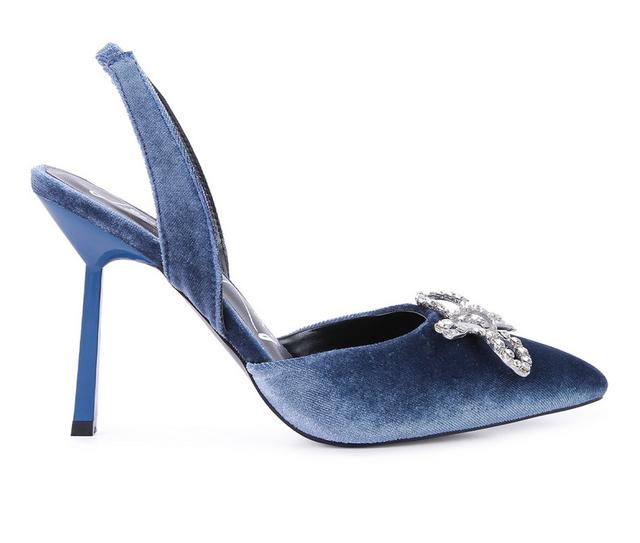 Women's London Rag Firebird Pumps in Petrol Blue color