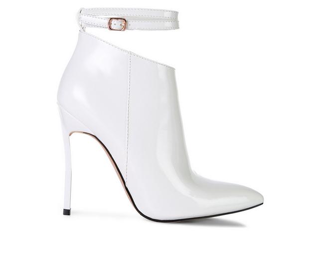 Women's London Rag Hawkins Stiletto Booties in White color