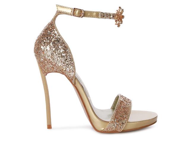 Women's London Rag Straight Fire Special Occasion Shoes in Gold color
