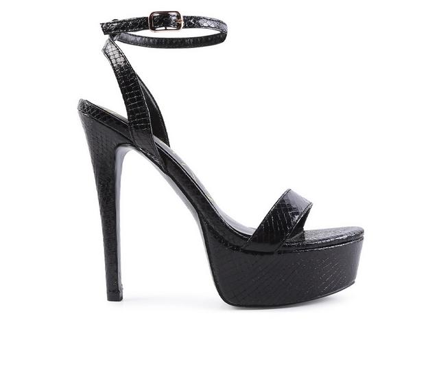 Women's London Rag Sweetheart Special Occasion Shoes in Black color