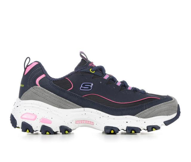 Women's Skechers 149589 D'Lites Sneakers in Navy/Multi color