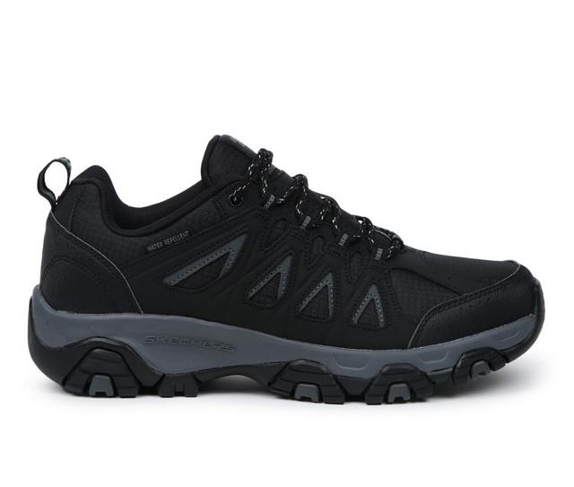 Men's Skechers Terrabite Trail Running Shoes in Black color