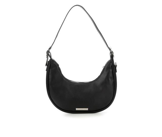 Madden Girl Studded Shoulder Handbag in Black color