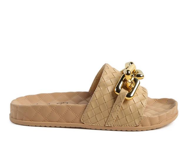 Women's London Rag Miami Sandals in Latte color