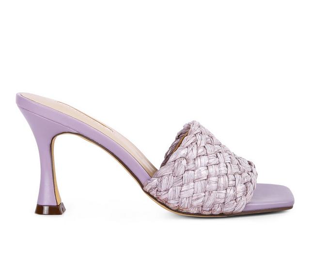 Women's London Rag NY Tour Dress Sandals in Purple color