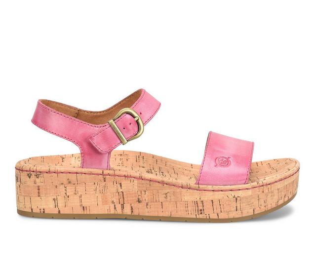 Women's Born Sari Footbed Sandals in Pink color