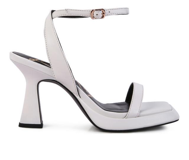 Women's London Rag Five Star Dress Sandals in White color