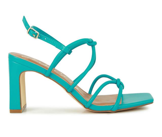 Women's London Rag Kralor Dress Sandals in Teal color