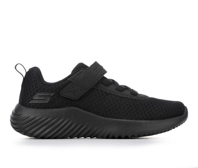 Skechers Bounder Boys 10.5-5 Running Shoes in Black color