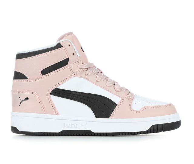 Women's Puma Rebound Sneakers in Pink/Blk/White color