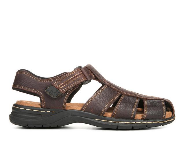 Men's Dr. Scholls Gaston Outdoor Sandals in Briar Brown color