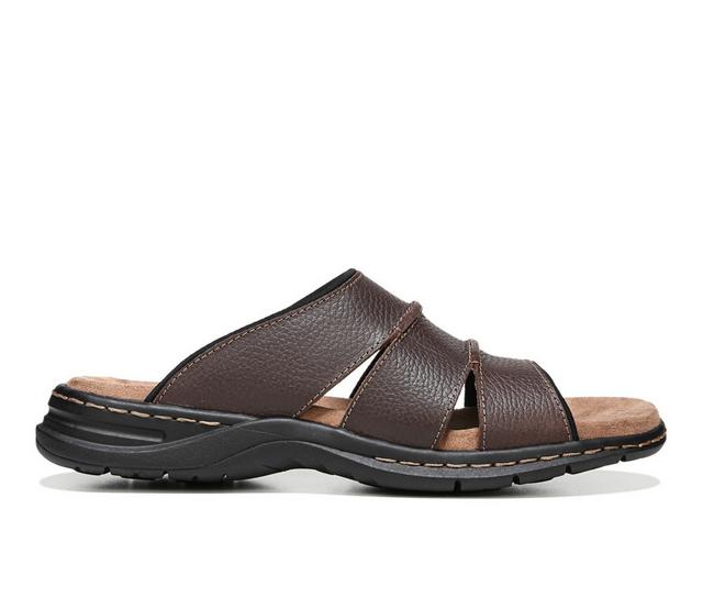 Men's Dr. Scholls Gordon Sport Slides in Briar Brown color