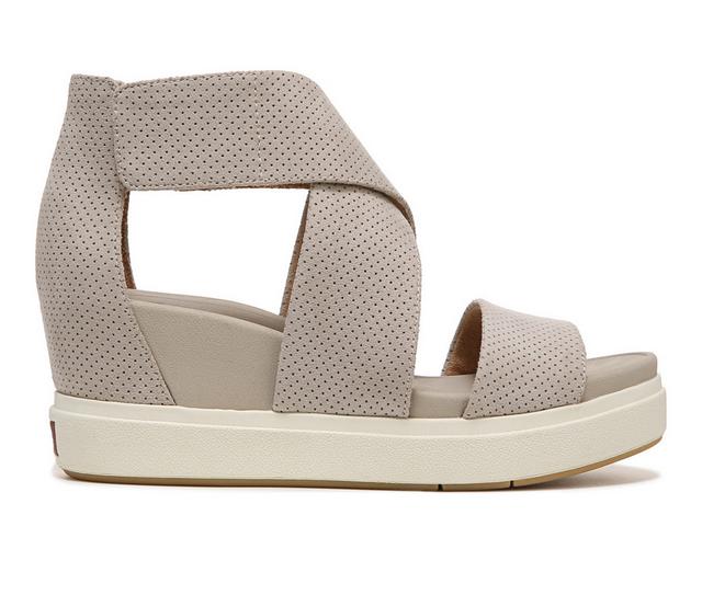 Women's Dr. Scholls Sheena Wedge Sandals in Oyster Beige color