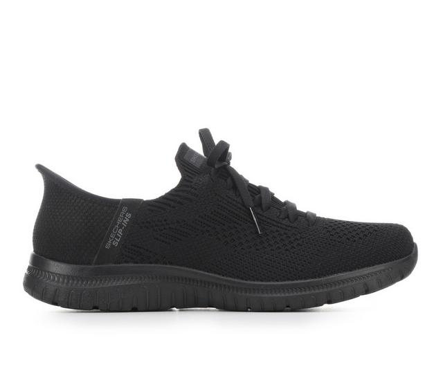 Women's Skechers Virtue Slip In 104421 Slip-On Sneakers in Black/Black color