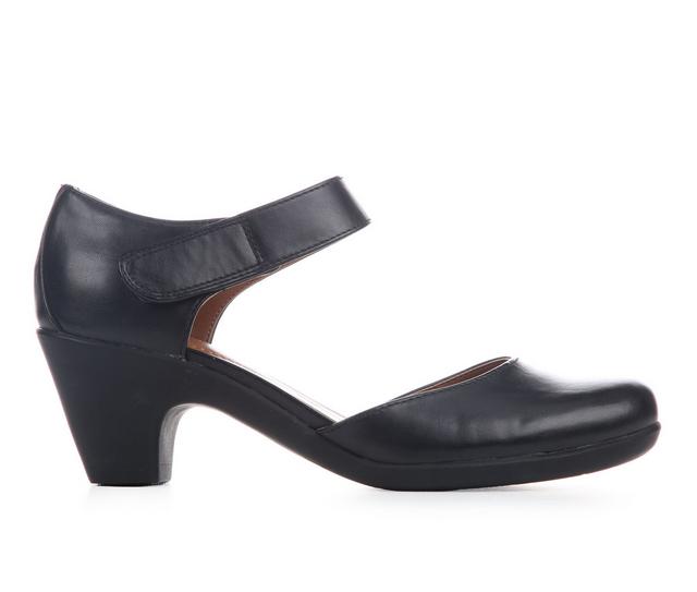 Women's Easy Spirit Casity Pumps in Black/Black color