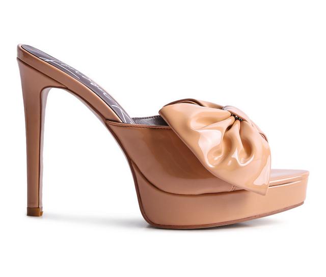 Women's London Rag My Time Dress Sandals in Latte color