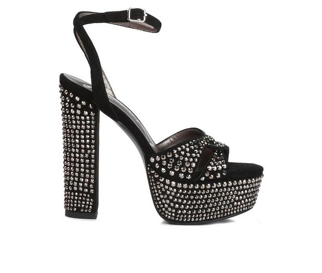 Women's London Rag Bellini Platform Dress Sandals in Black color
