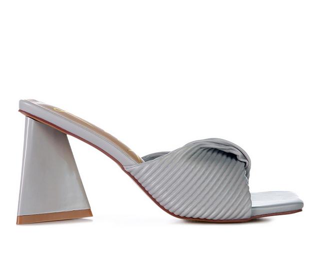 Women's London Rag Cupid Kiss Dress Sandals in Grey color
