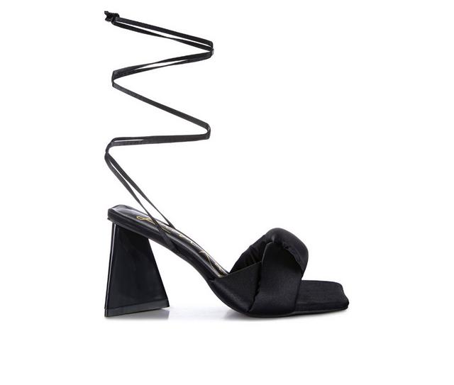 Women's London Rag Pristine Dress Sandals in Black color