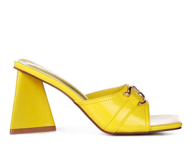 Women's London Rag Salisbury Dress Sandals in Yellow color