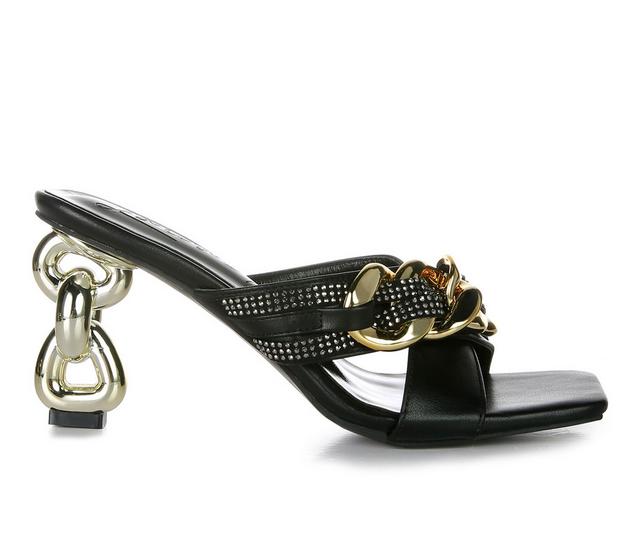 Women's London Rag Evelane Dress Sandals in Black color