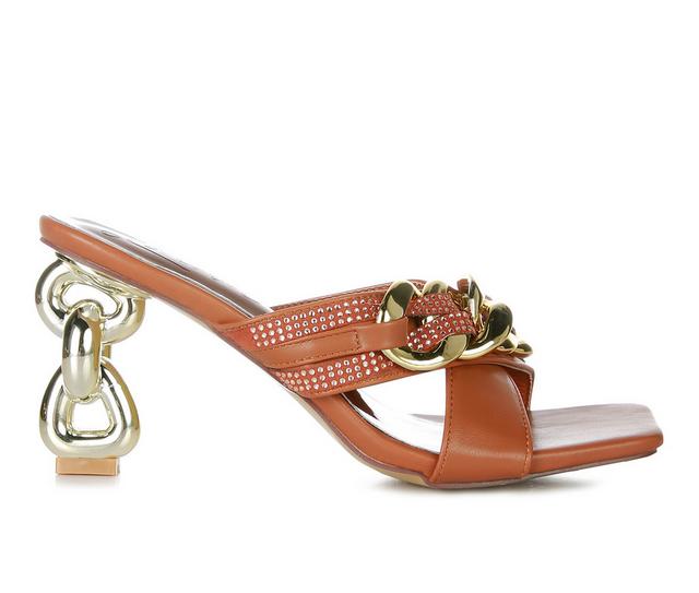 Women's London Rag Evelane Dress Sandals in Tan color