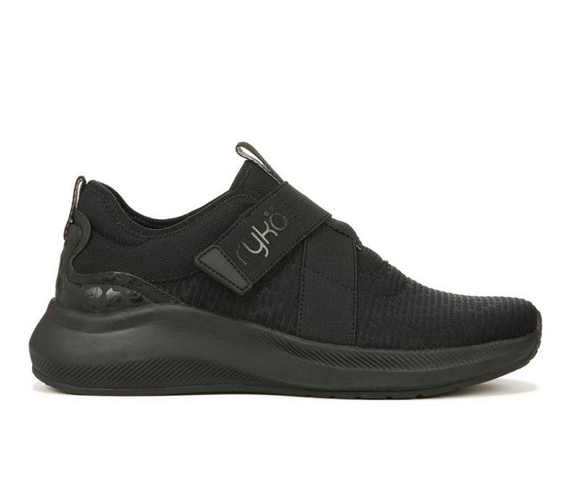 Women's Ryka Fame Sneakers in Black/Black color